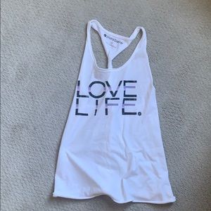 Pure barre love life tank top